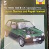Haynes remondikataloog Renault 5