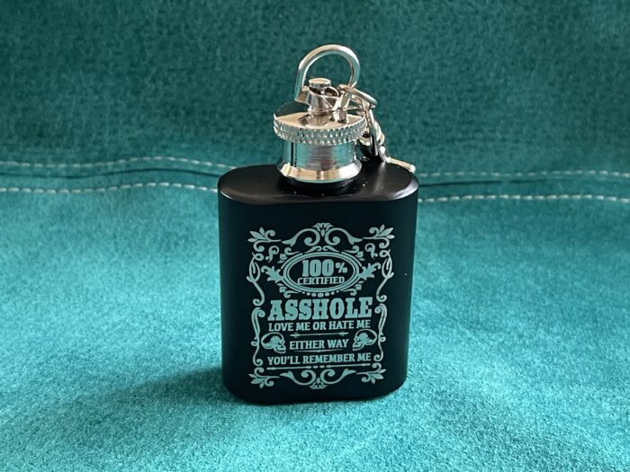 Lasergraveeringuga roostevabast HIP FLASK 30ml./võtmehoidja - Image 8