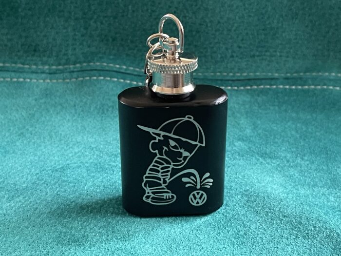 Lasergraveeringuga roostevabast HIP FLASK 30ml./võtmehoidja - Image 6