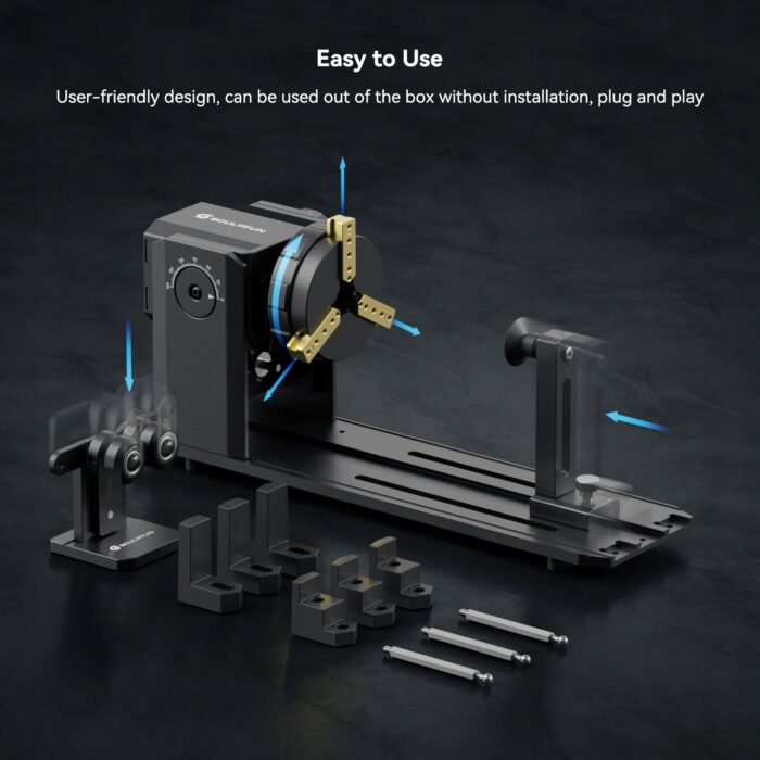SCULPFUN RA Pro 180 Y-telje pööratav kinnitustööriist - Image 3