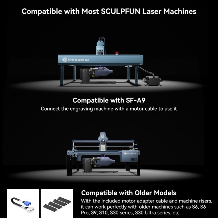SCULPFUN RA Pro 180 Y-telje pööratav kinnitustööriist - Image 4