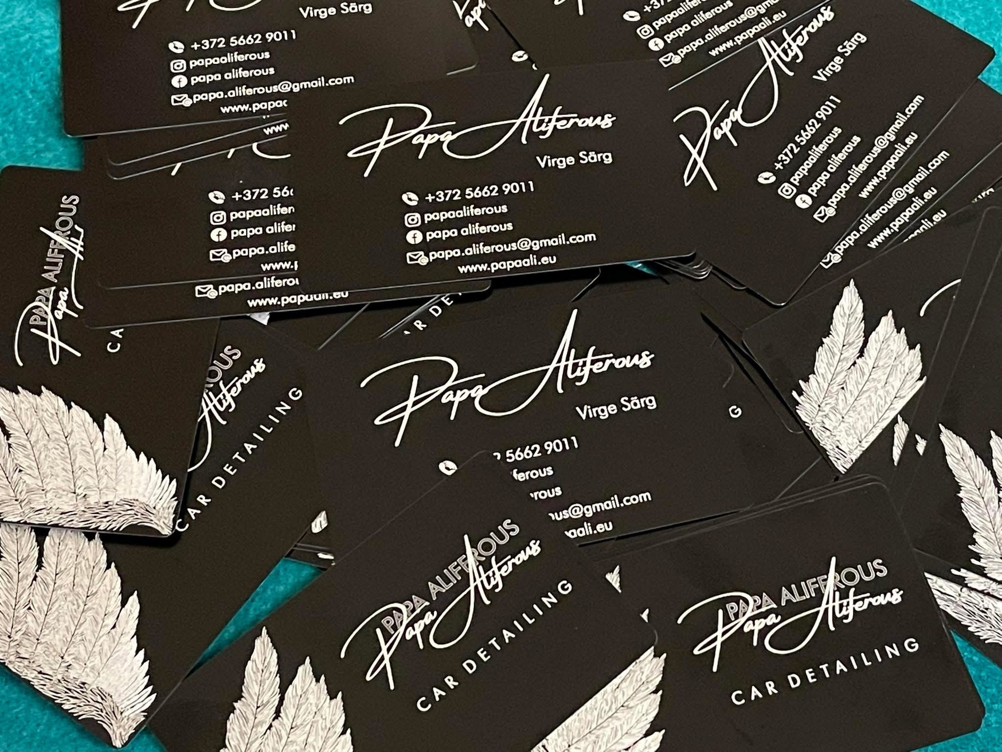 Lasergraveeritud metallist visiitkaardid - Image 4