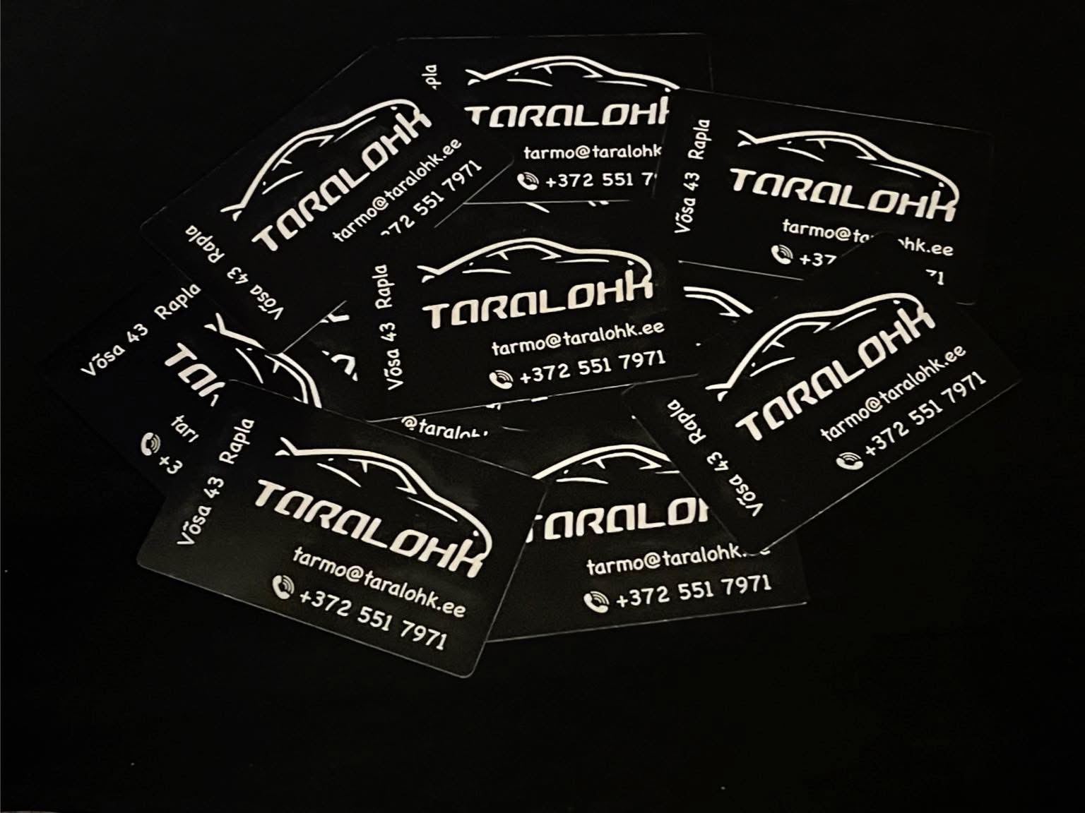 Lasergraveeritud metallist visiitkaardid - Image 2