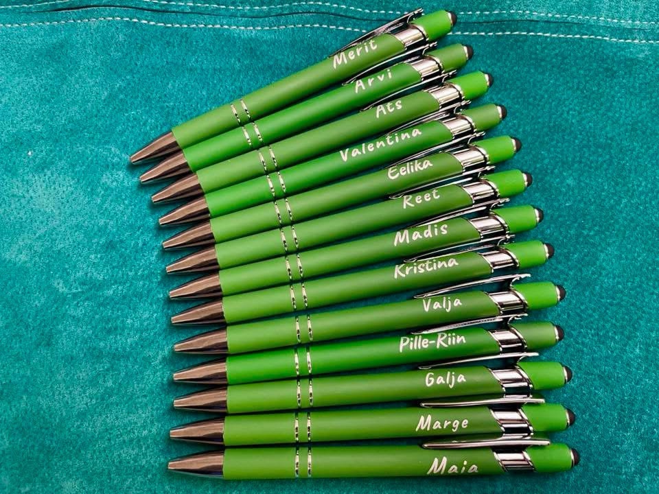 Mõnusalt siidise soft grip pinnaga nutiotsaga pastakas - Image 4