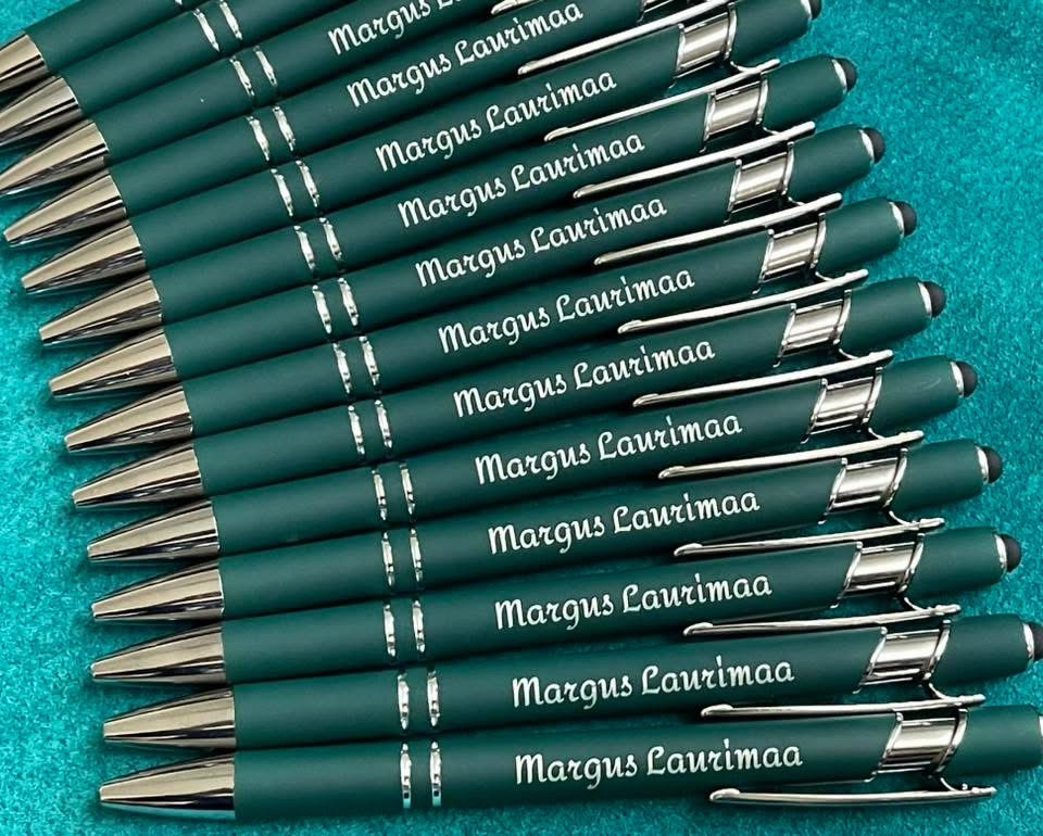 Mõnusalt siidise soft grip pinnaga nutiotsaga pastakas - Image 2