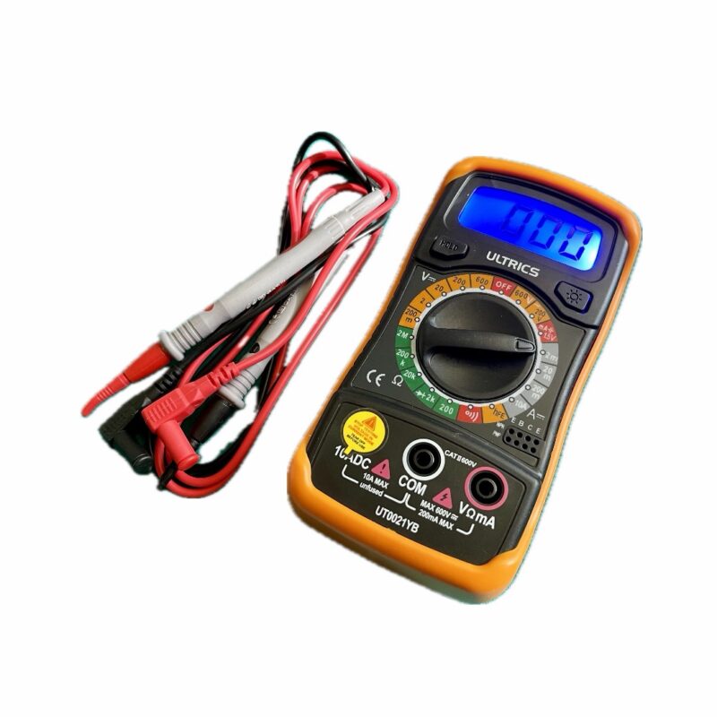 Digitaalse tablooga multimeeter / tester valgustusega