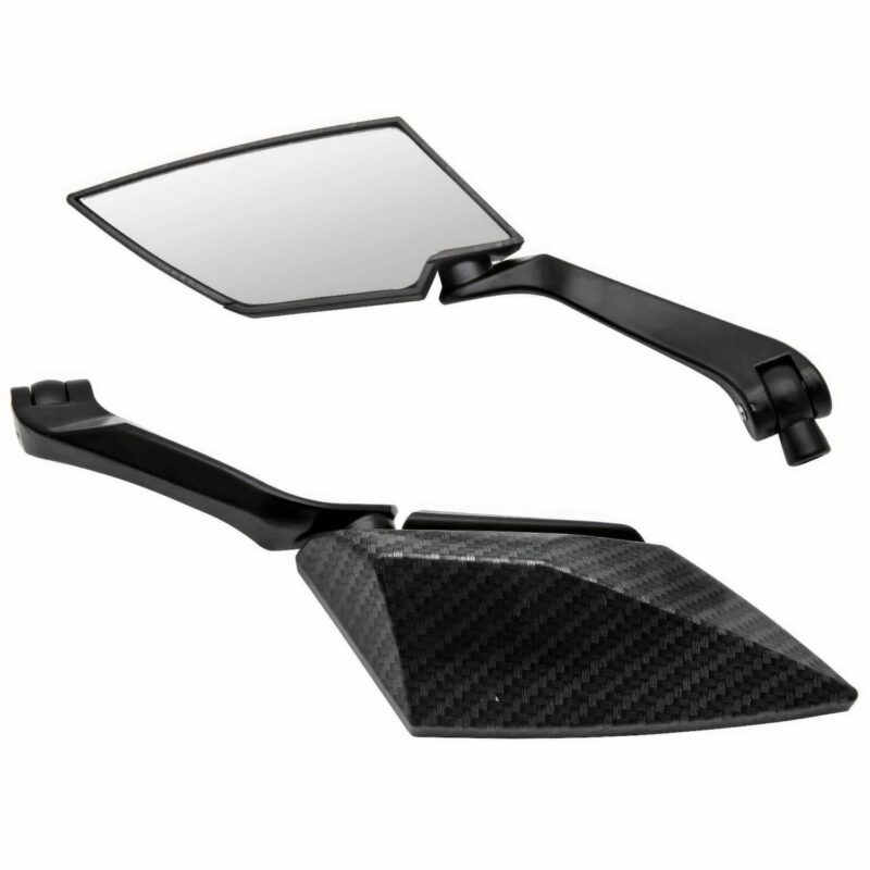 Reguleeritavad mootorratta küljepeeglid "Carbon" look