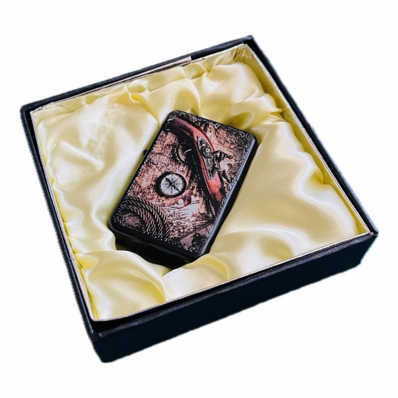 ZIPPO stiilis metallkorpusega pildiga välgumihkel