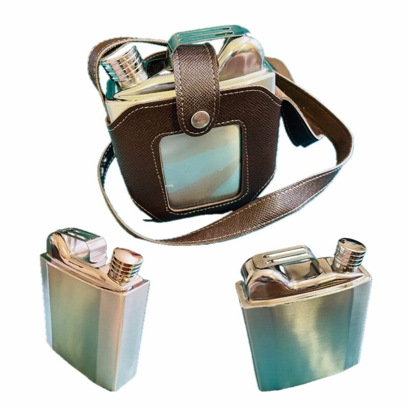 Roostevabast terasest pläsku HIP FLASK 550ml taskupudel