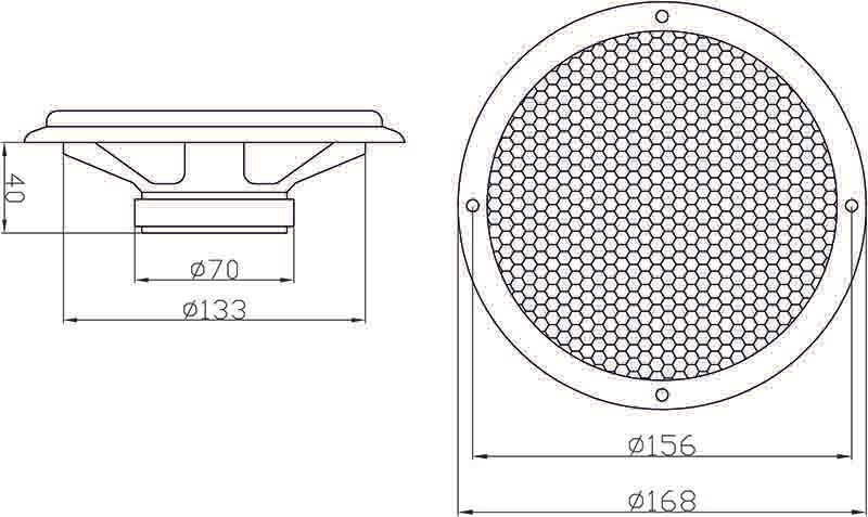 Kaheribalised autokõlarid 100W 6,5" / 165mm - Image 3